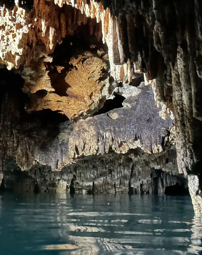 Cenote cavern near Cancun