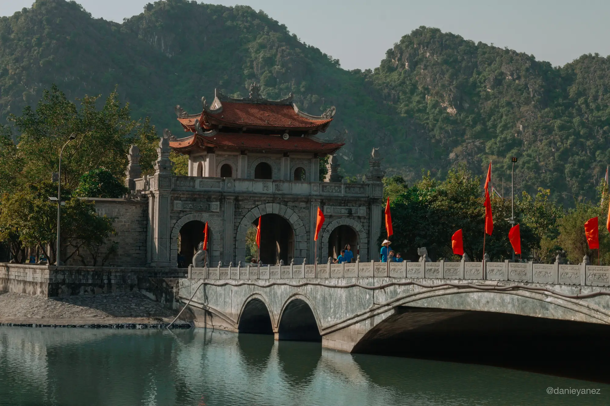Hoa Lư entry gate in Ninh Binh, Vietnam