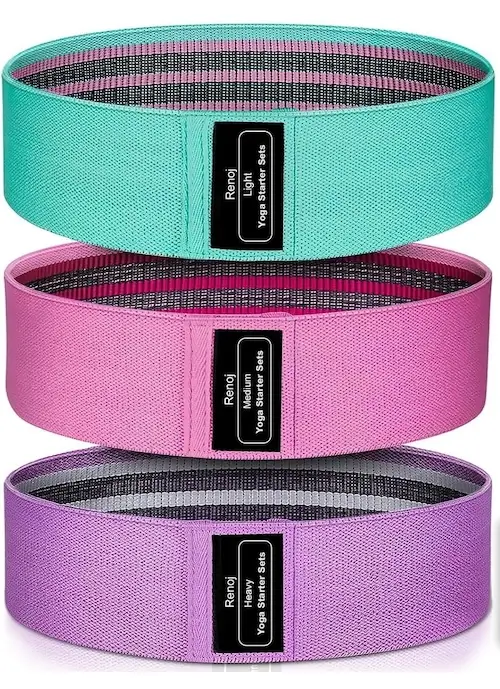 resistance bands, item on my packing list for digital nomads