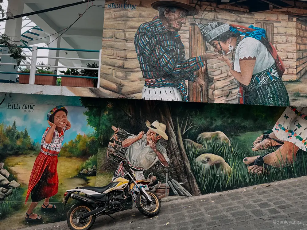 Mural en San Pedro la Laguna