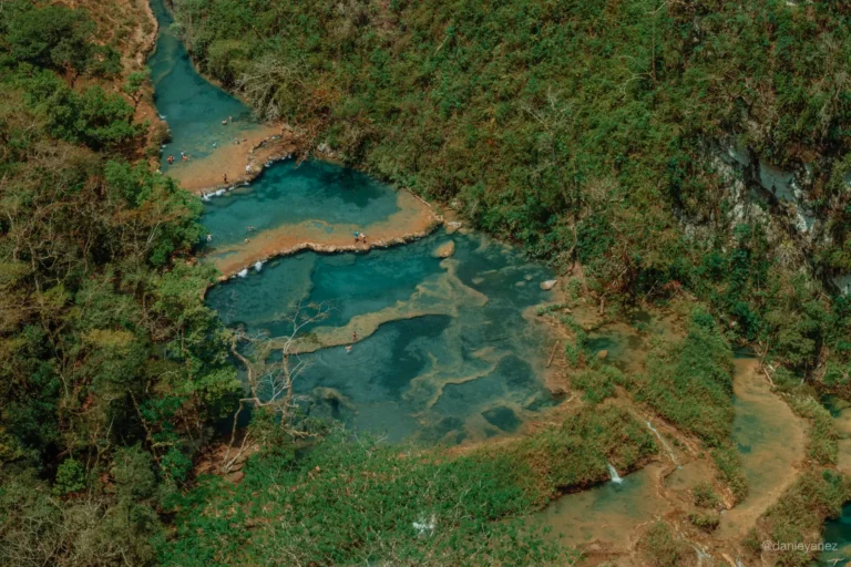 Semuc Champey vista desde el mirador