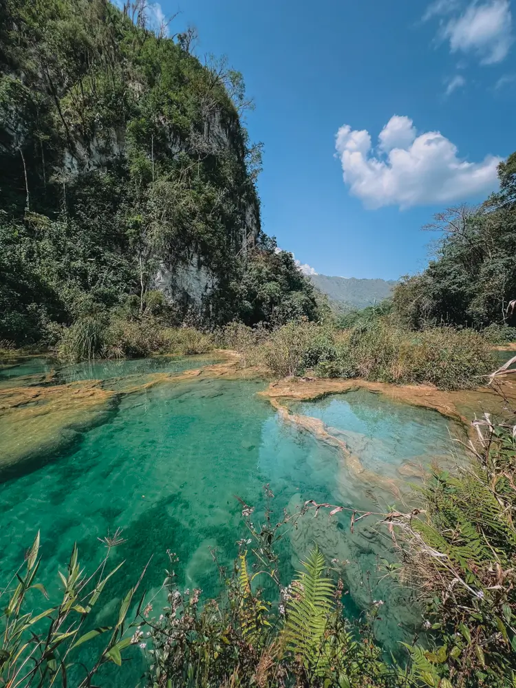 Pozas de Semuc Champey sin gente